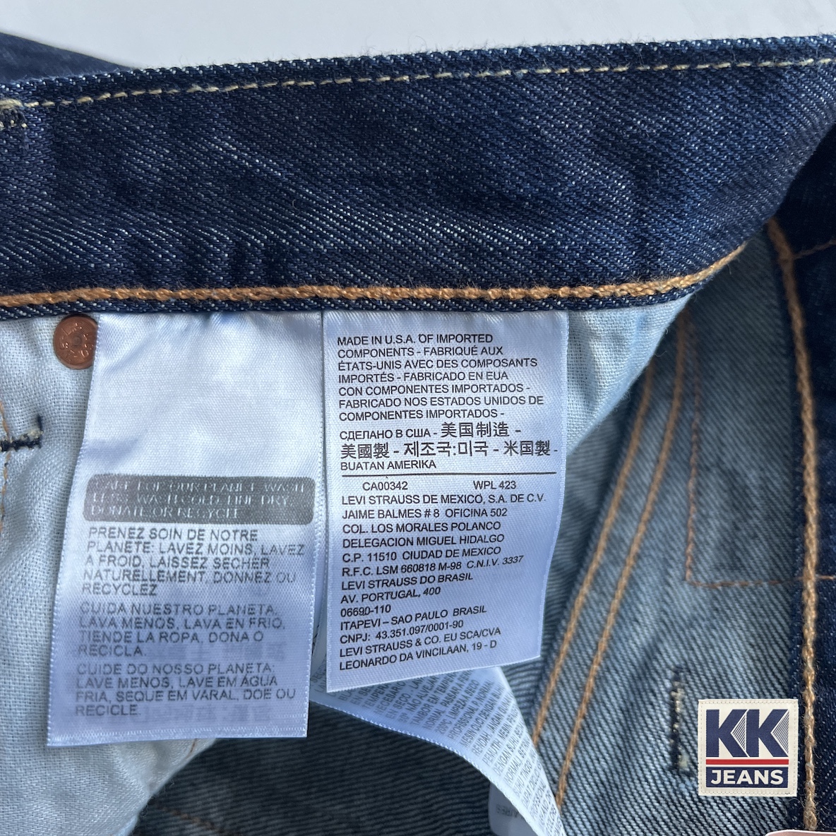 กางเกงยีนส์ Levi's 501 ผ้าฟอก White Oak 🇺🇸Made in USA🇺🇸 ของแท้ 100% 5