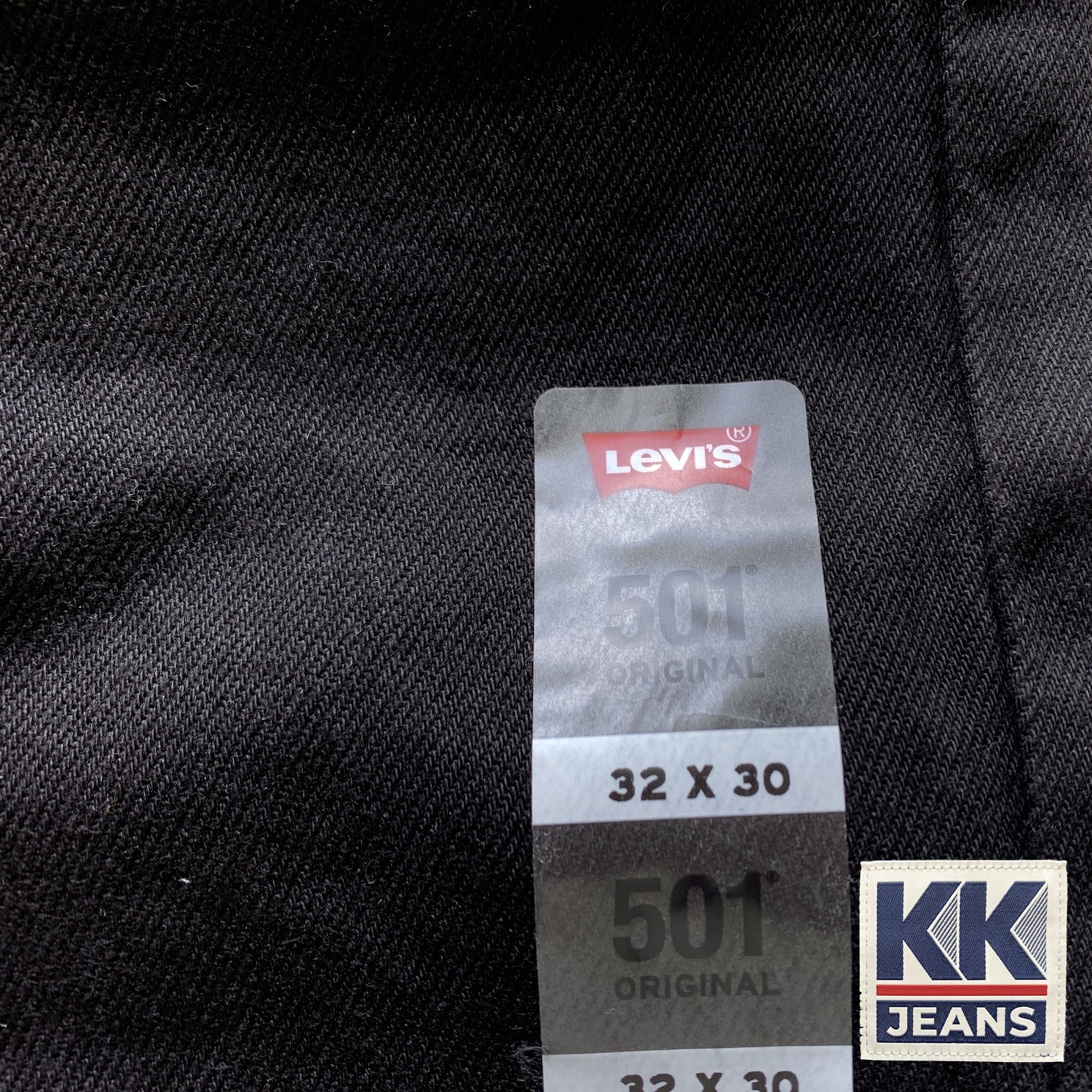 กางเกงยีนส์ Levi's 501 SuperBlack สีดำ Made in Egypt ของแท้ 100% 4