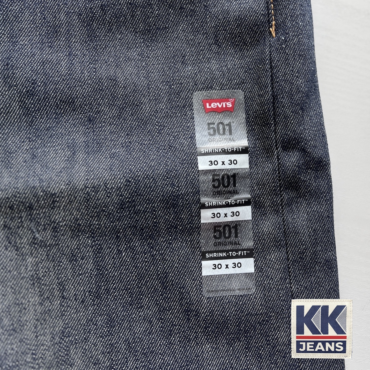 กางเกงยีนส์ Levi's 501 Rigid รหัส 0000 สีน้ำเงิน ผ้าดิบ STF Made in Egypt ของแท้ 100% 3