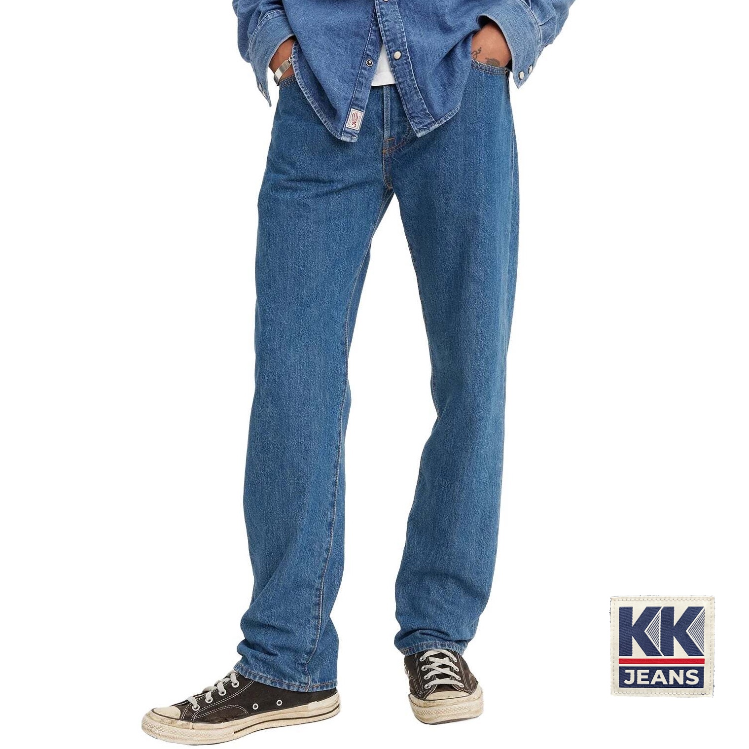 กางเกงยีนส์ Levi's 501 ผ้าฟอกทรายสีบลูยีนส์ รหัส 0193 Made in Egypt ของแท้ 100% 6