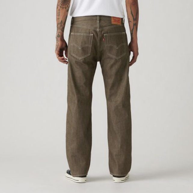 กางเกงยีนส์ Levi's 501 Rigid สีน้ำตาล ผ้าดิบ STF Made in Pakistan ของแท้ 100% 4