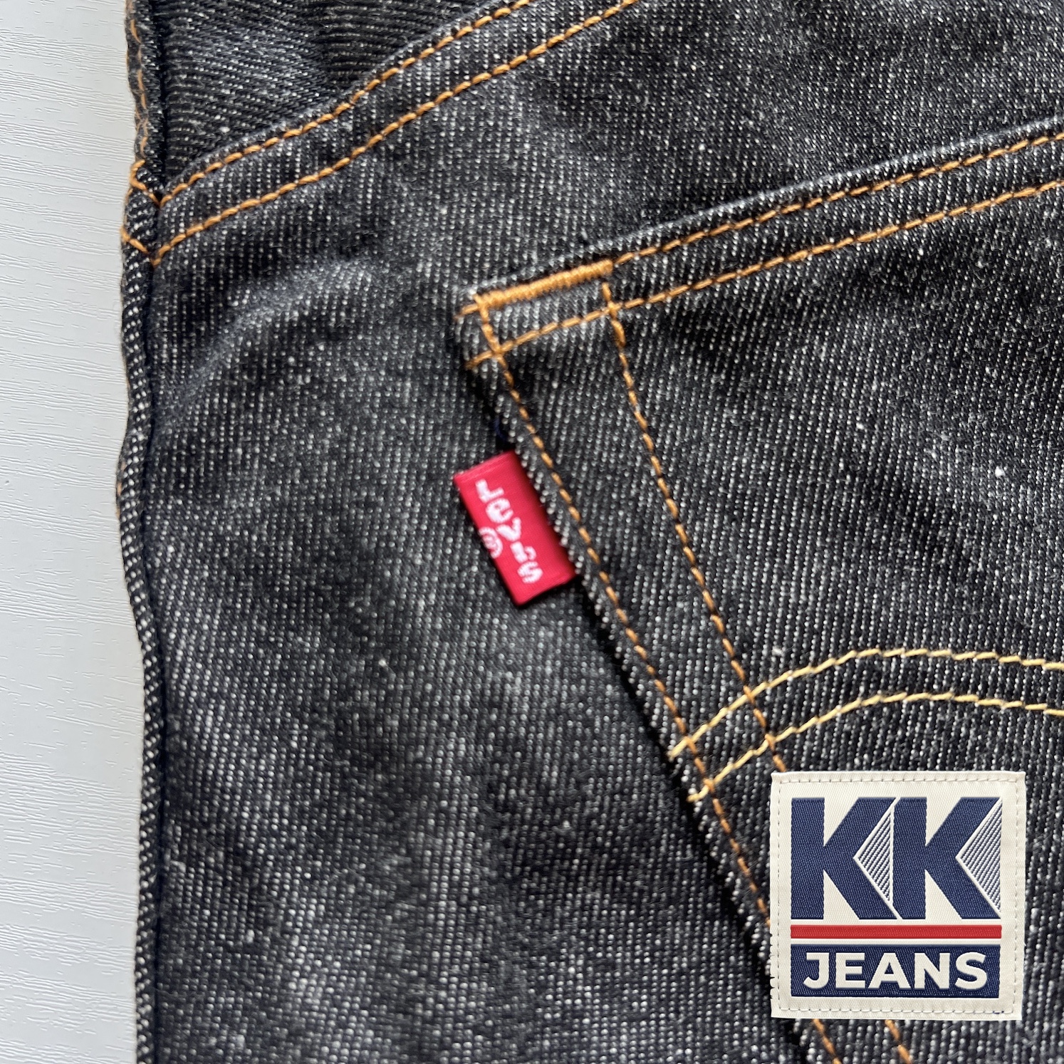 กางเกงยีนส์ Levi's 501 Rigid สีดำ ผ้าดิบ รหัส 0226 STF Made in Mexico ของแท้ 100% 6