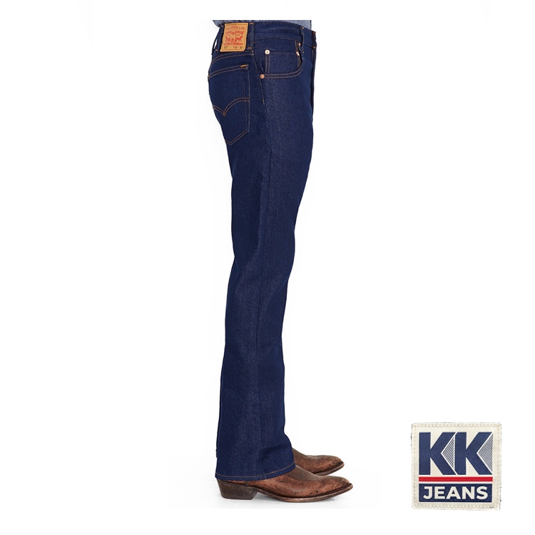 กางเกงยีนส์ Levi's 517 Bootcut ขาม้าสีน้ำเงิน สี Indigo Blue Made in Mexico ของแท้ 100% 7