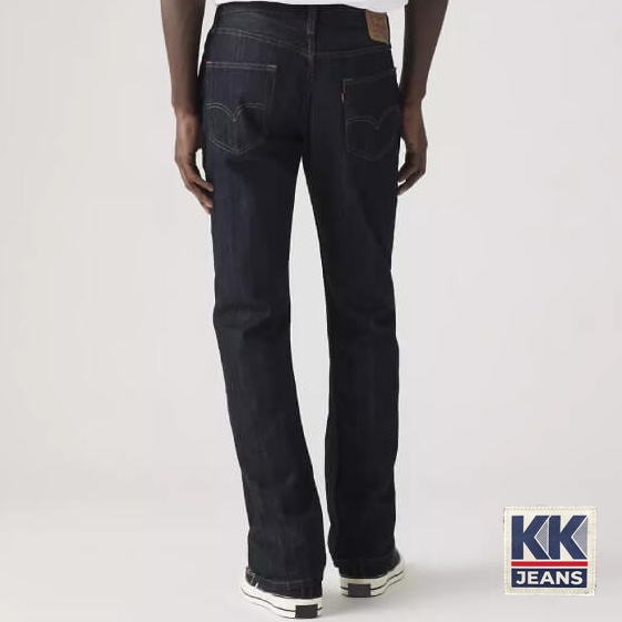 กางเกงยีนส์ Levi's 527 Boot Cut ขาม้าสีน้ำเงินเข้ม ผ้าฟอก ของแท้ 100% 4