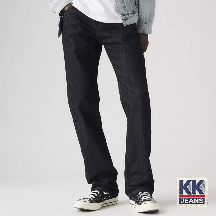 กางเกงยีนส์ Levi's 527 Boot Cut ขาม้าสีน้ำเงินเข้ม ผ้าฟอก ของแท้ 100% 3